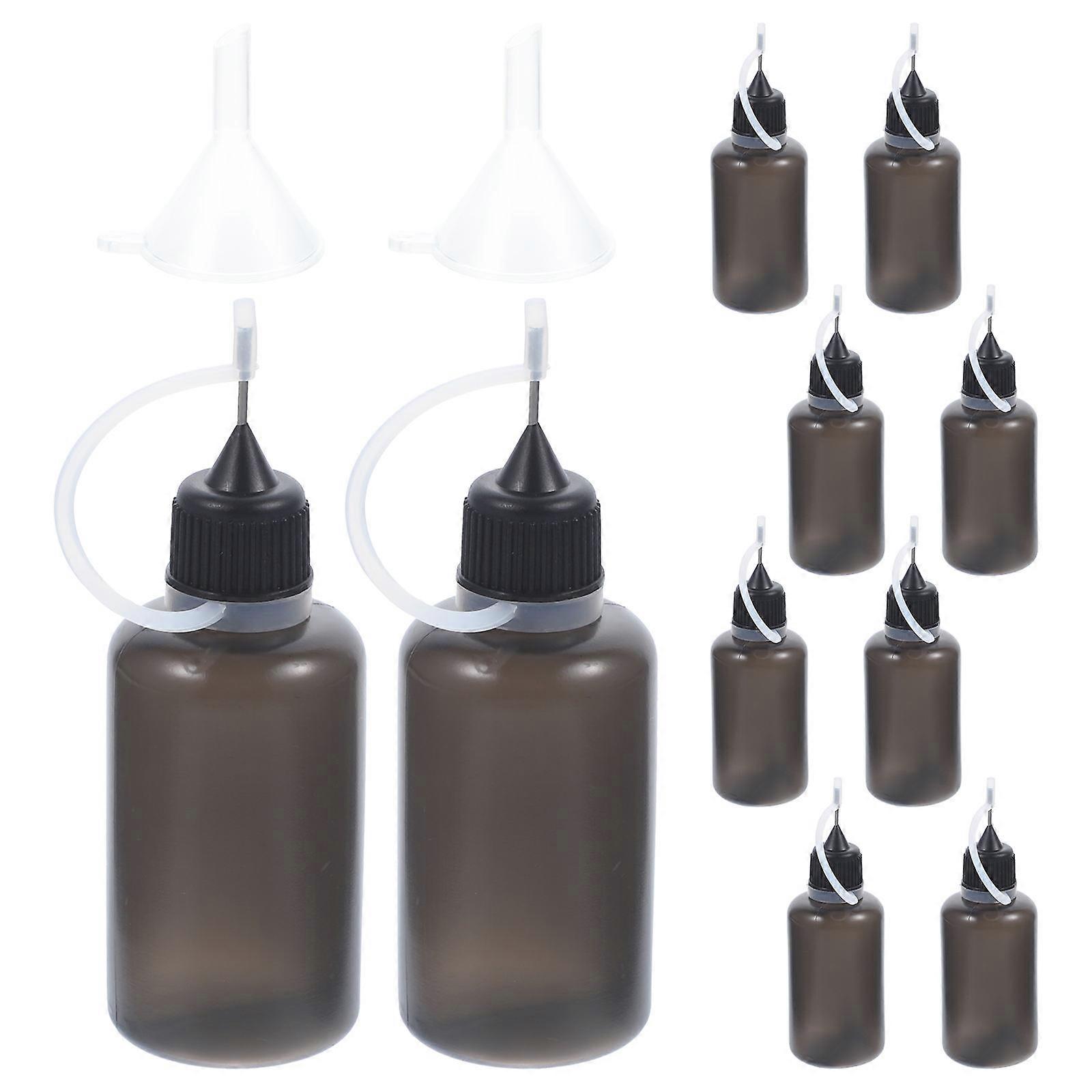 Professional Applicator Bottle Glue Bottle for Storing 30Pcs with Funnel