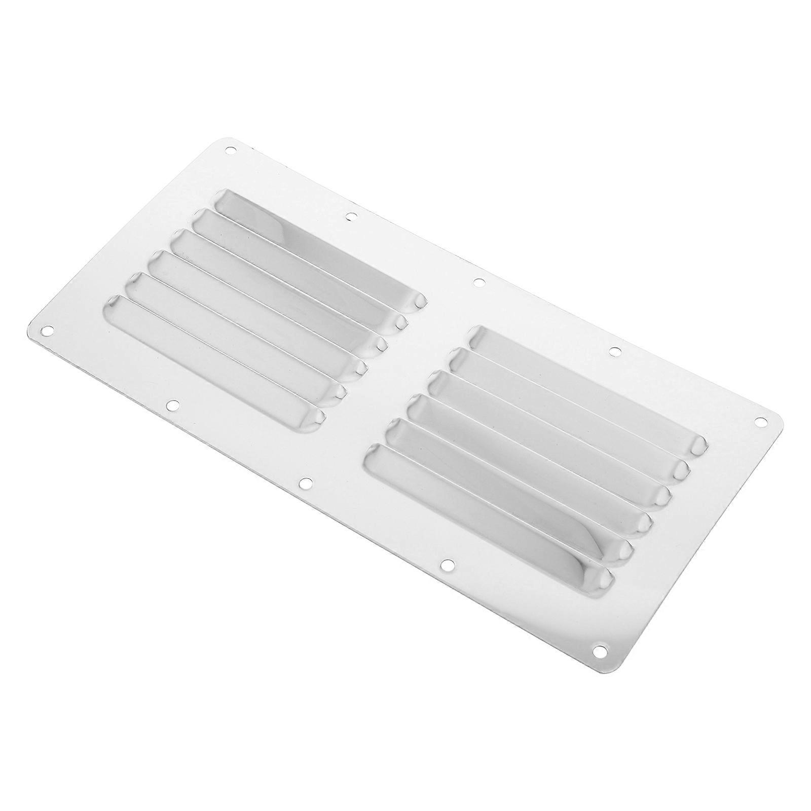 Silver Stainless Steel Ventilation Cover for Fire Pit 1 Piece