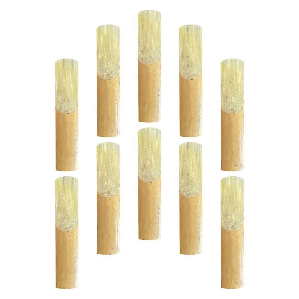 Clarinet Reeds Bamboo 10Pcs Replacement Clarinet Reeds for Instrument Use