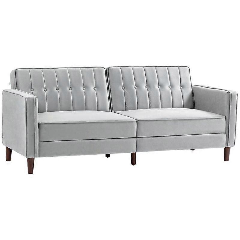 Convertible Futon Sofa with Adjustable Split Back