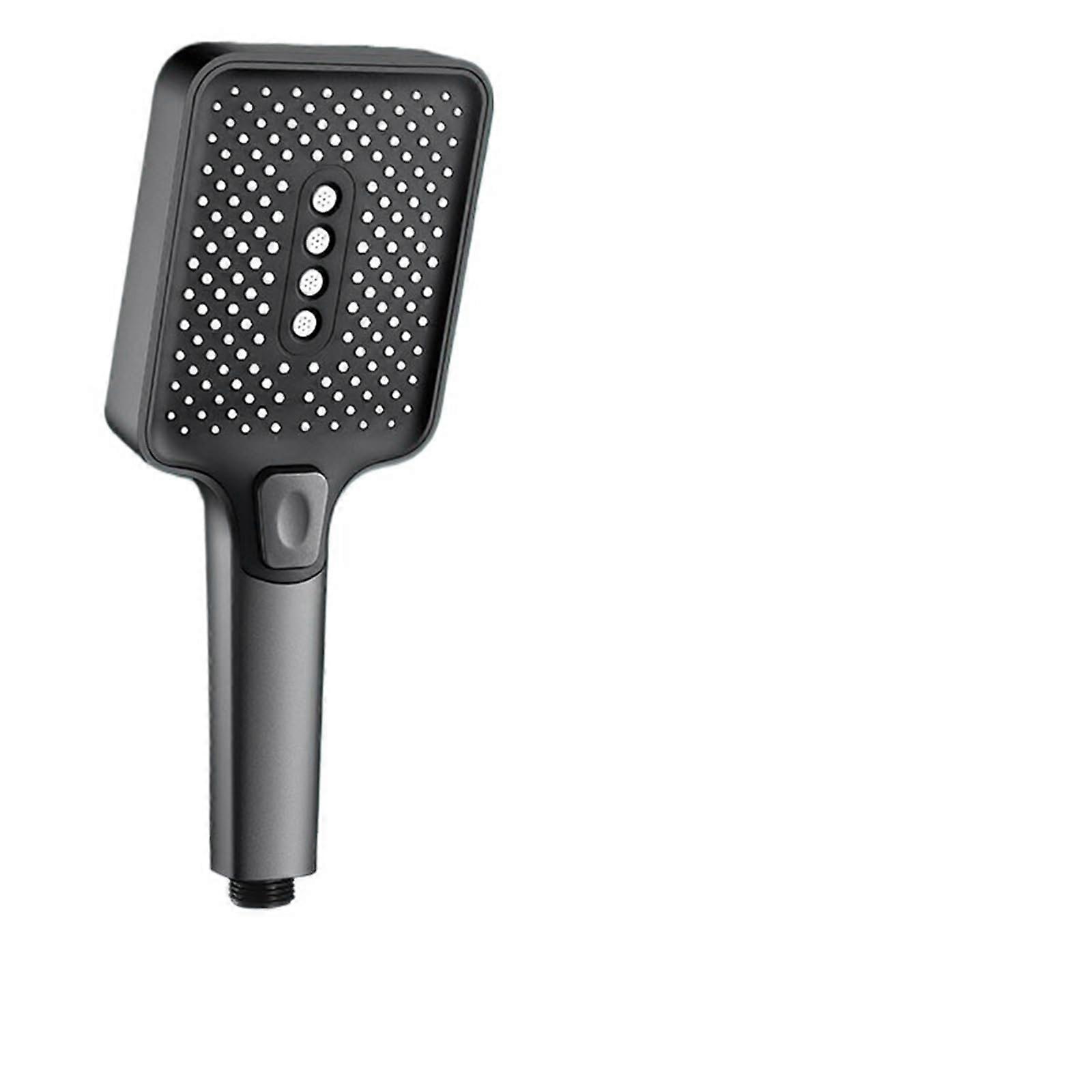 Pressure Handheld Shower Head with Large Water Outlet, 3Speed Adjustable Spray, Gray