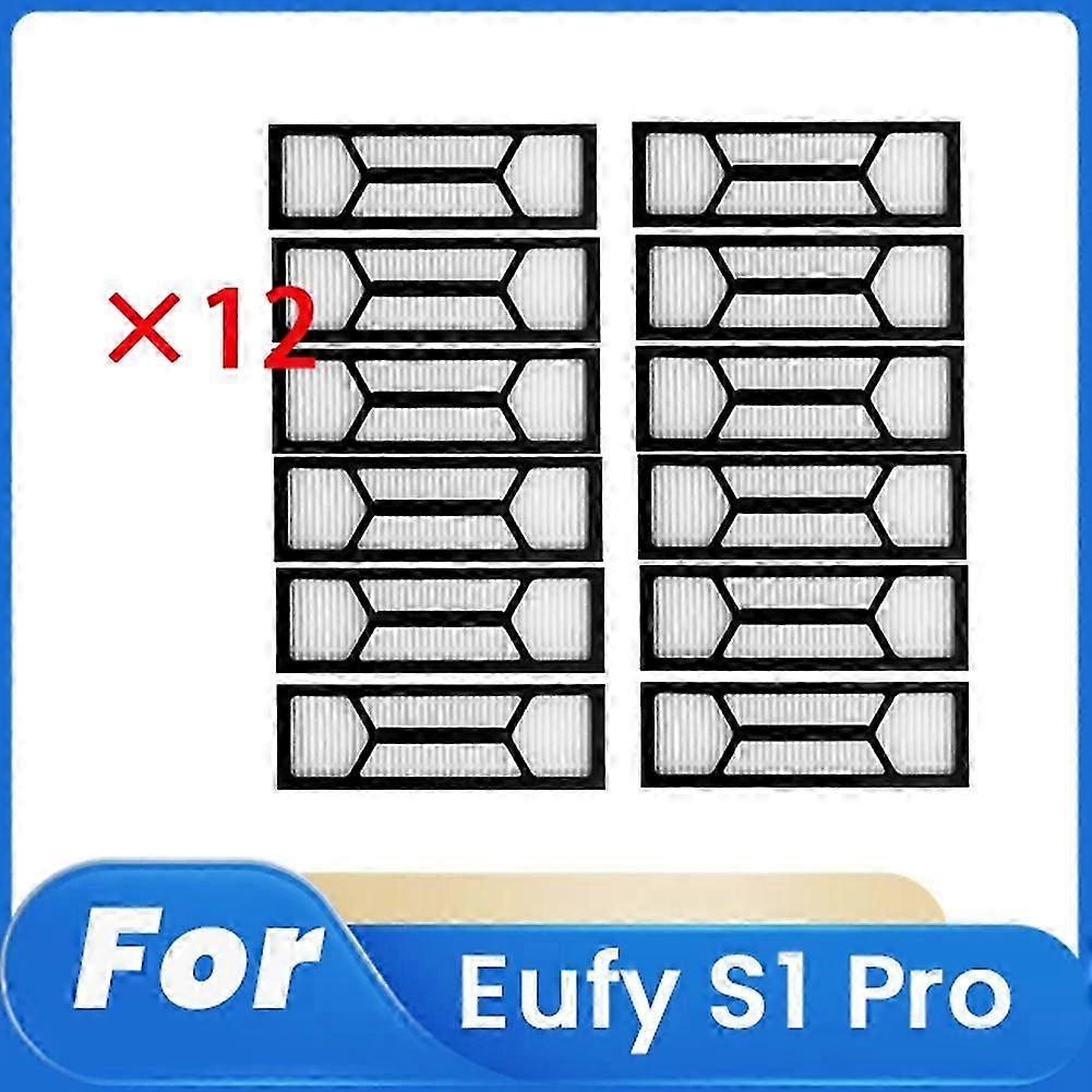 12 Pcs Cleaner Filter for S1 Pro Sweeping Robot Accessories