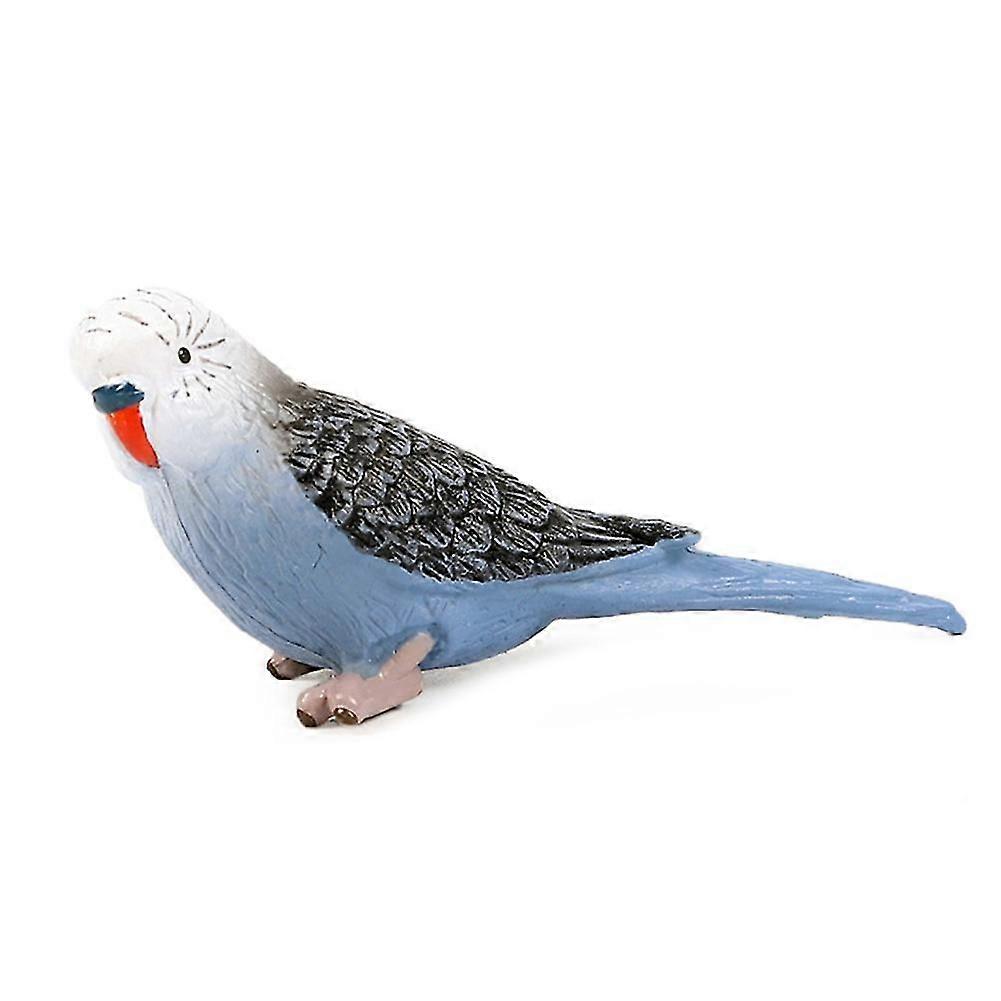 Simulation Parrot Bird Wild Solid Model Figurine Kids Educational Toy Desk Decor