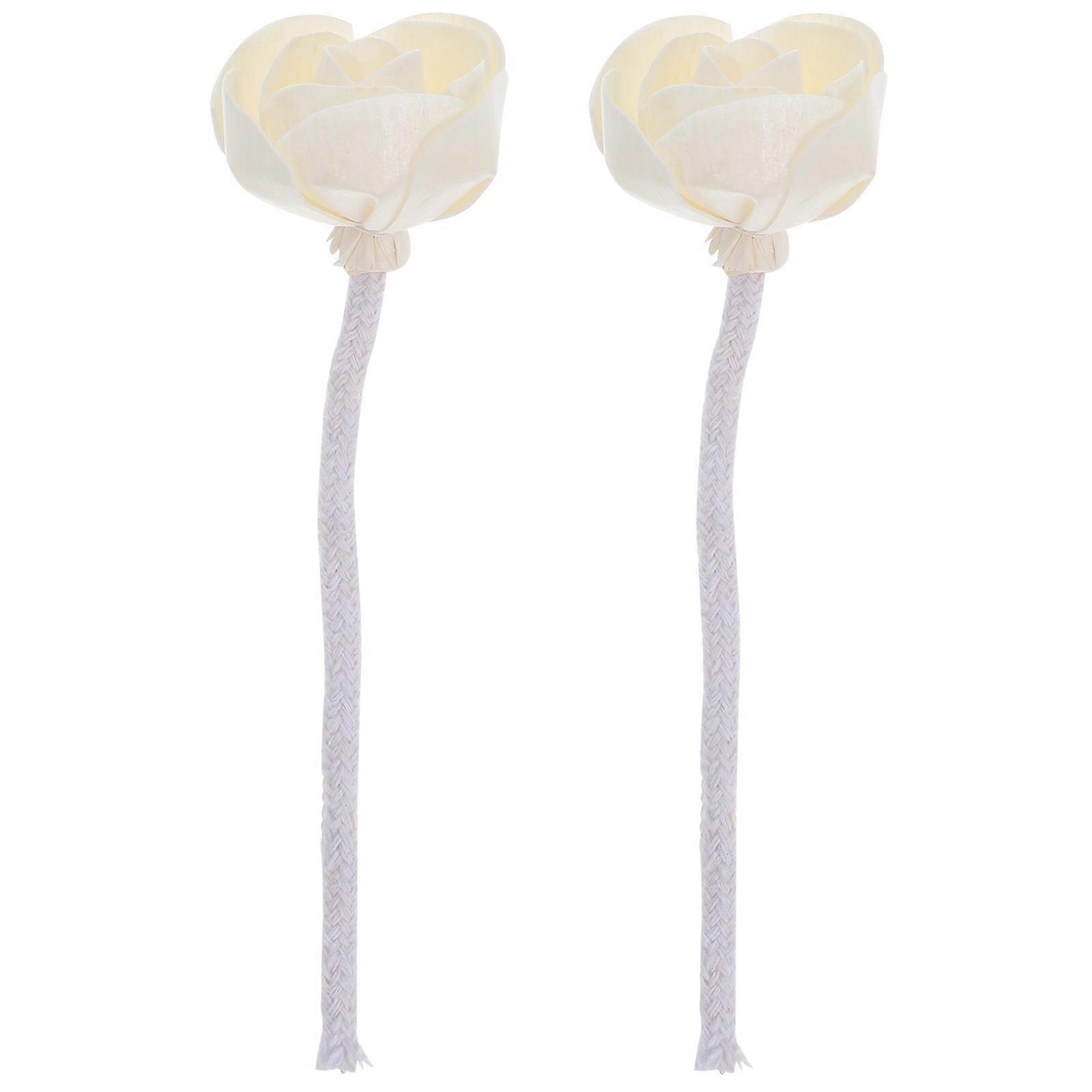 Faux Flower Head Fragrance Diffuser for Indoor Aromatic Use 2Pcs