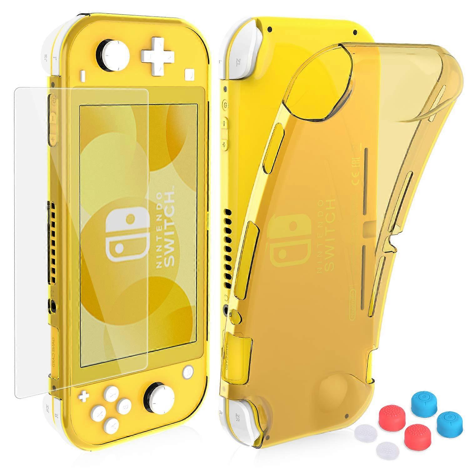 Case for Nintendo Switch Lite with Full Coverage Shockproof Protection and Screen Protector, Yellow