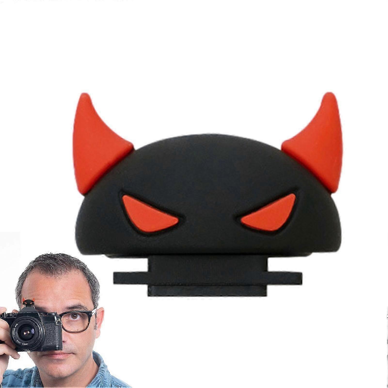 Camera Hot Shoe Cover for DSLR - Durable Weatherproof Protector Cap, Flash Mount Compatible, Little Devil Design