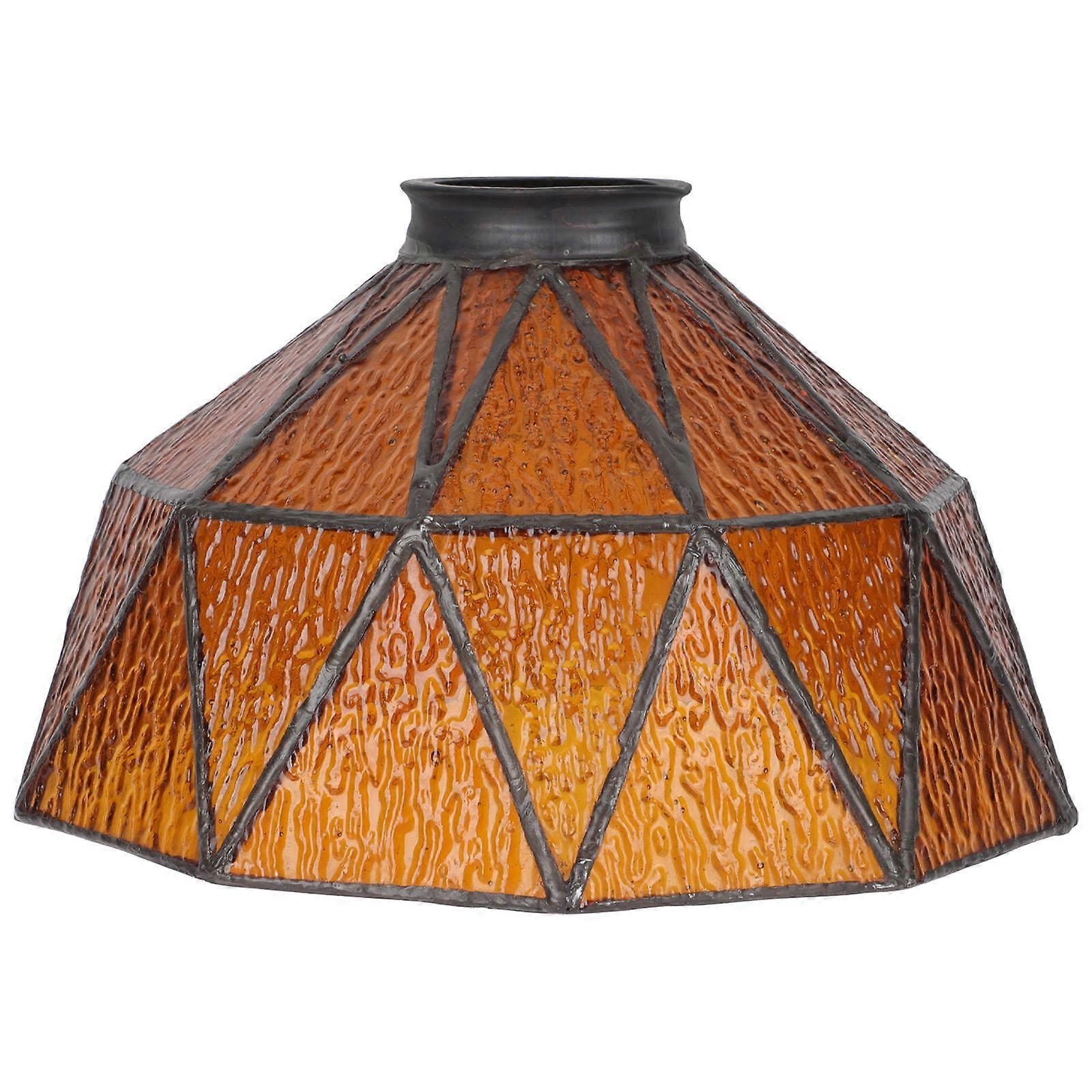 Orange Glass Ceiling Light Shade for Decoration Use