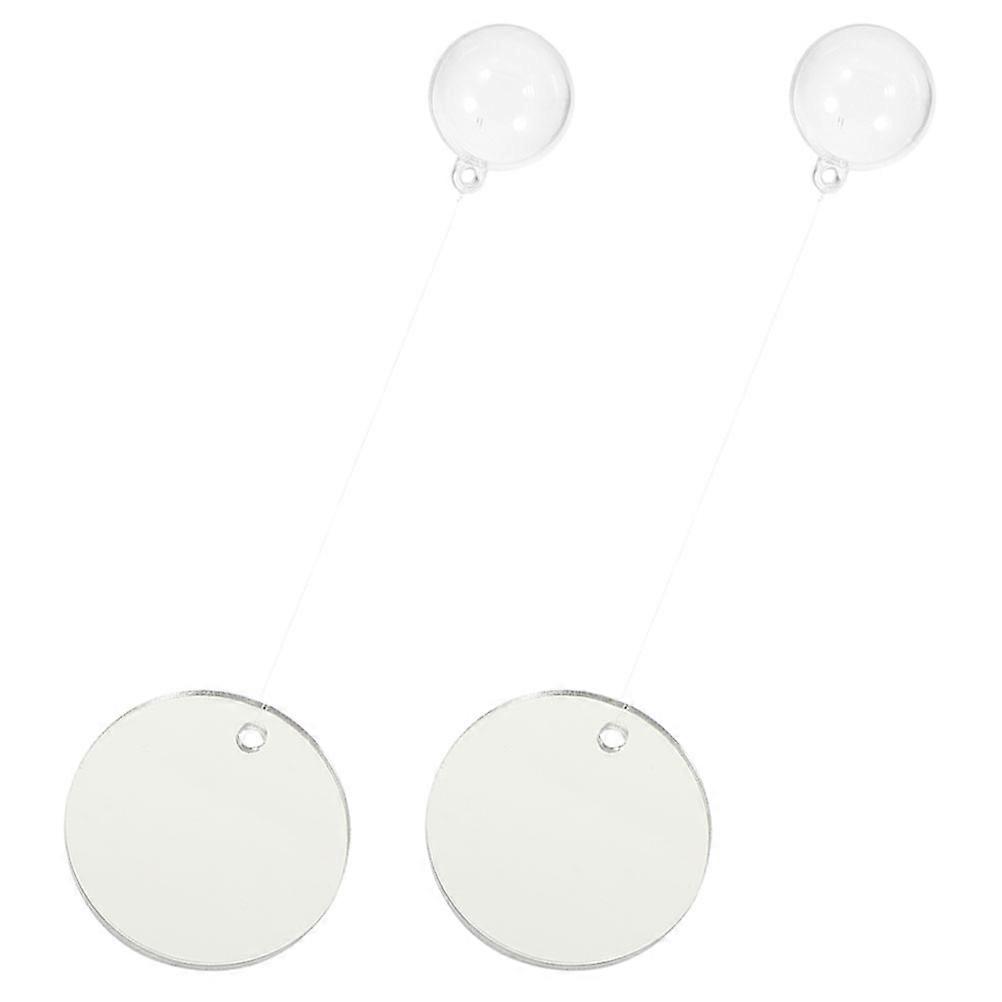 Acrylic Betta Training Mirror Fish Tank Mirror for Decoration 2Sets