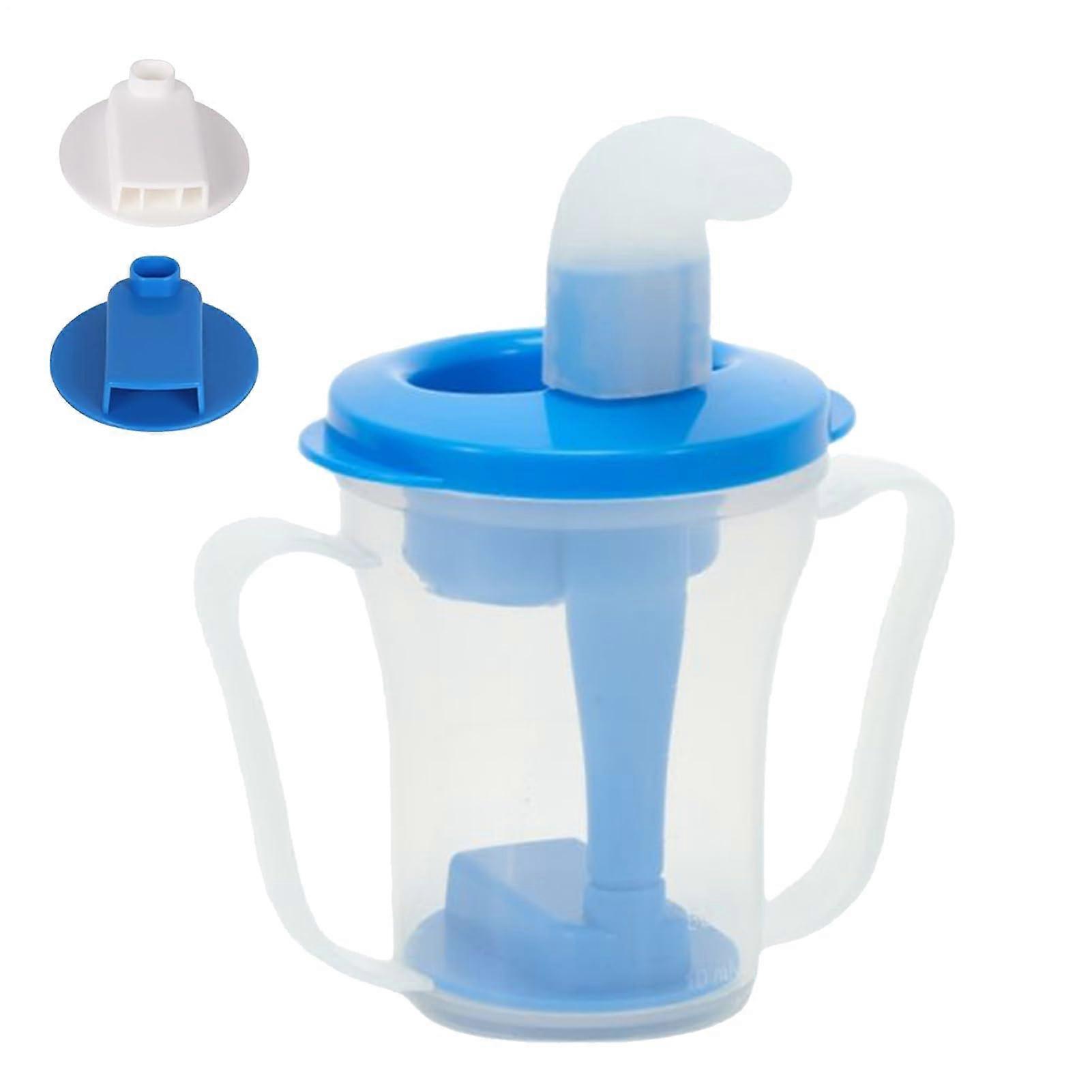 Dysphagia Cup with Adjustable Water Flow for Elderly Drinking Aid, AntiChoking LeakResistant Design