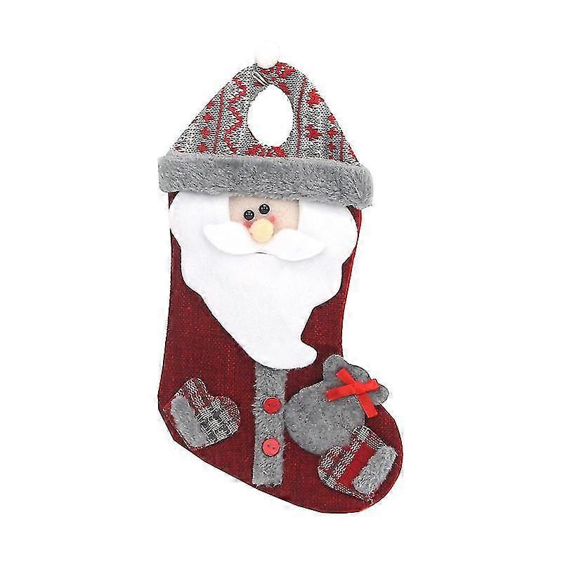 Stocking Gift Bag Santa Pendant Decorations 26s