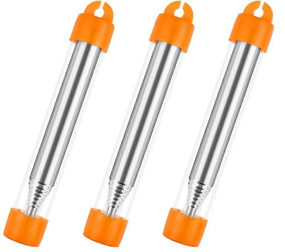 Stainless Steel Blow Fire Pipeorange3pcs