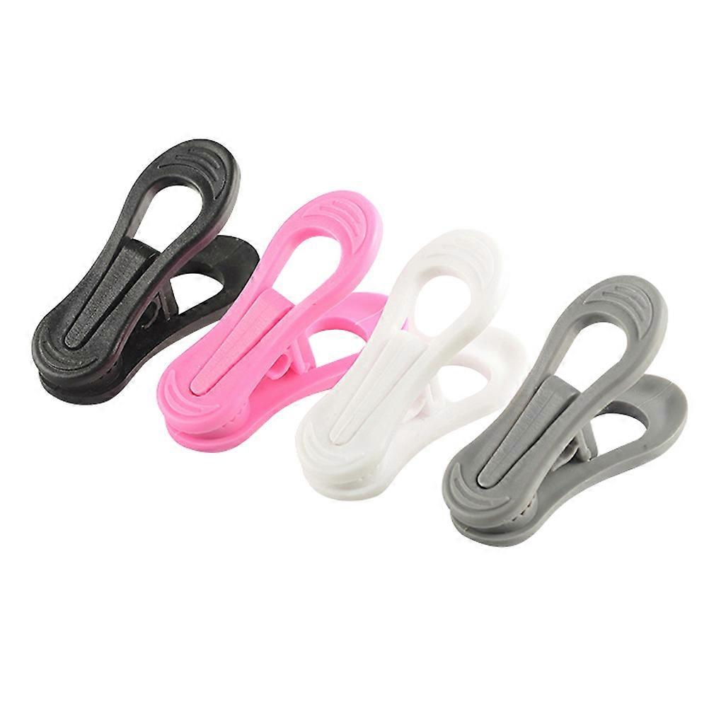 Clothespin Holding Clothes Laundry Utility Clips Small Shape Black 20Pcs