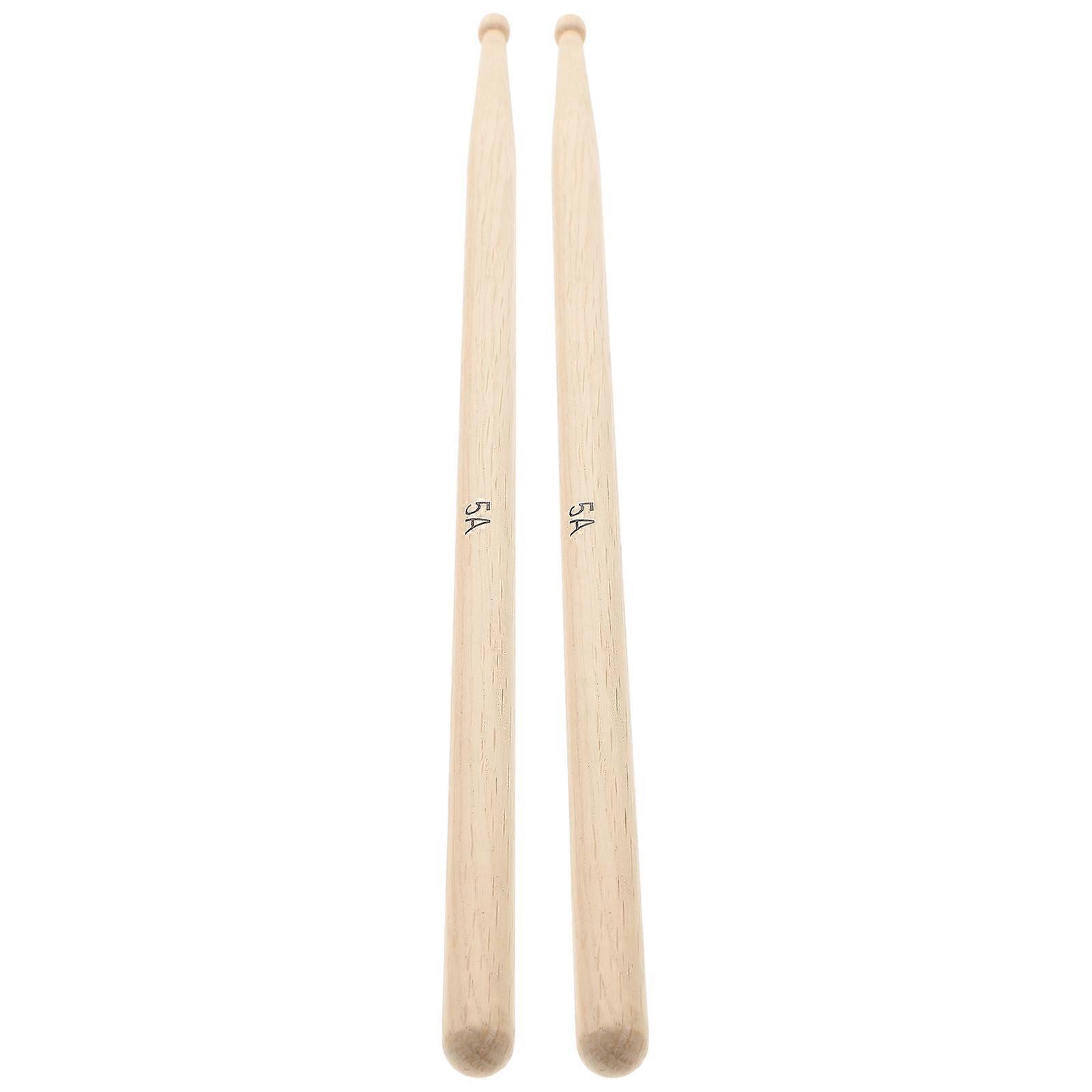 Light Brown Walnut Drumsticks Wooden Drumsticks for Drums 2Pcs Practical Use