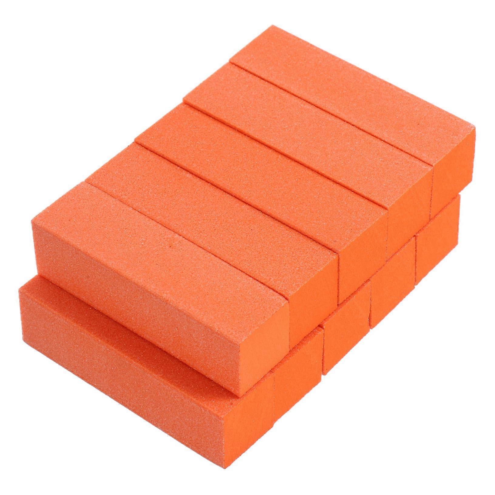 10pcs  Elasticity Nail Buffer Blocks and Dual Side Sponge Nail Files for Smooth Nail Finish