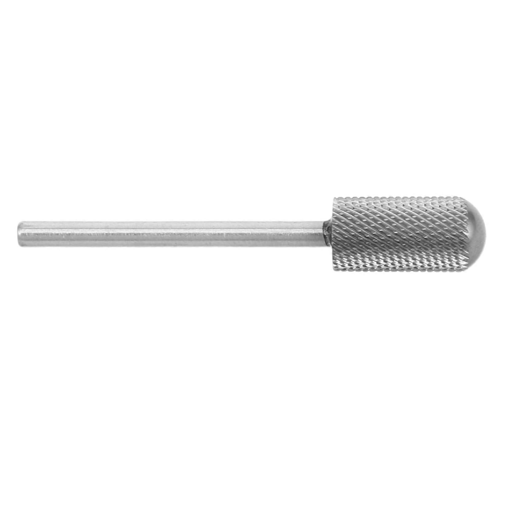 Tungsten Nail Drill Bit for Fast Cuticle Removal and Precision Smoothing Manicure Prep Round Head