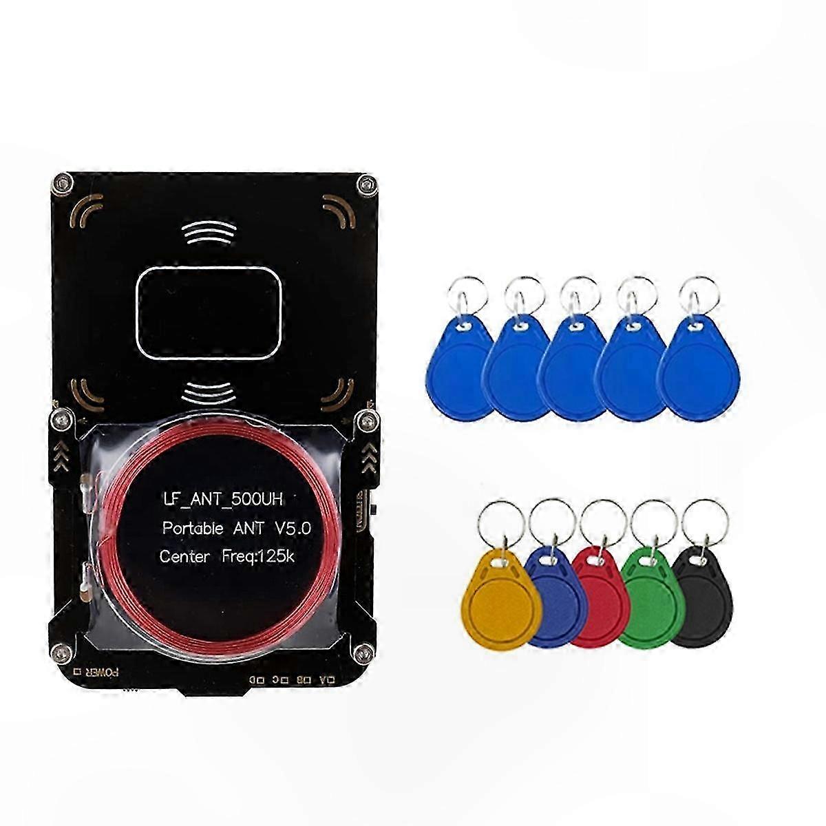 RFID Reader Writer with NFC 5.0 Smart Chip and Keychain IC ID Duplicator Tool