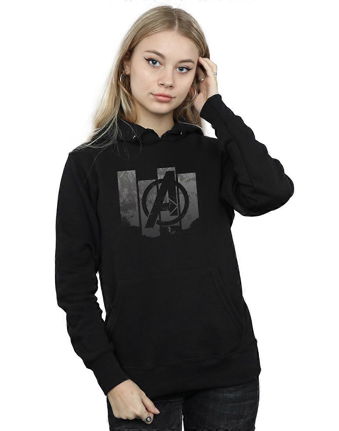 Marvel Women's Avengers Endgame Panel Logo Hoodie