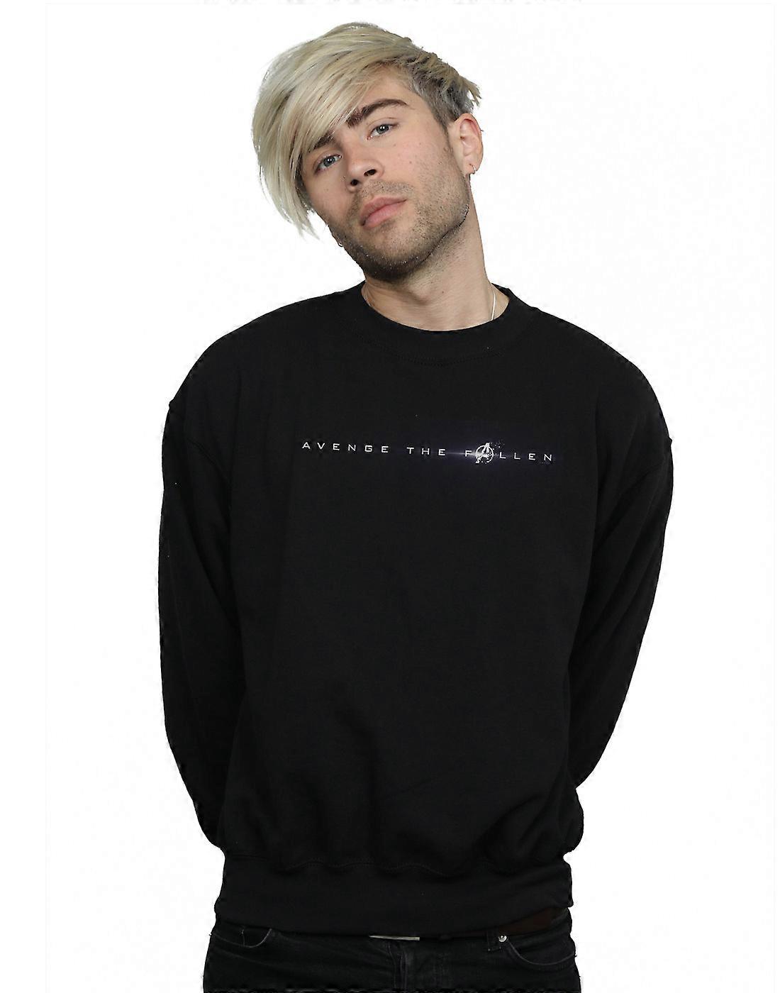 Marvel Men's Avengers Endgame Avenge The Fallen Text Sweatshirt