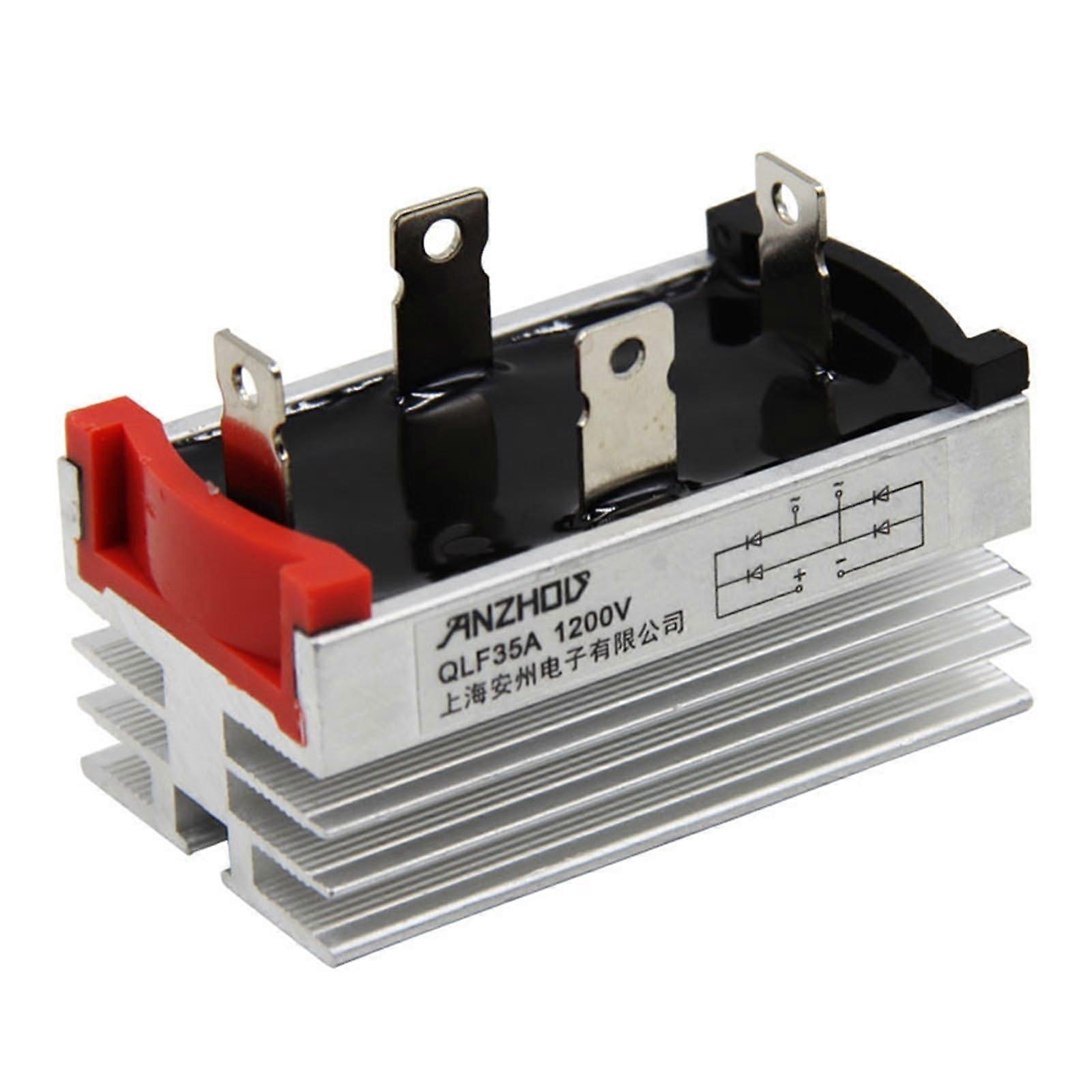 35A Single Phase Bridge Rectifier Module QLF30A  Current Durable Design with Heat Dissipation
