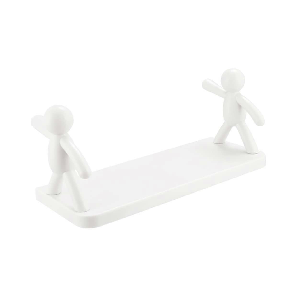 Wall Mounted Storage Rack NoDrill Bathroom Wall Shelf Organizer SpaceSaving Modern Design