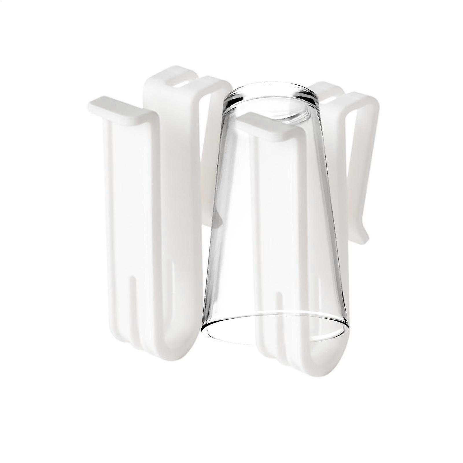 Cutlery Drying Rack with Fast Drainage, Silverware Organizer for Kitchen Utensils, Dual Cup Holders