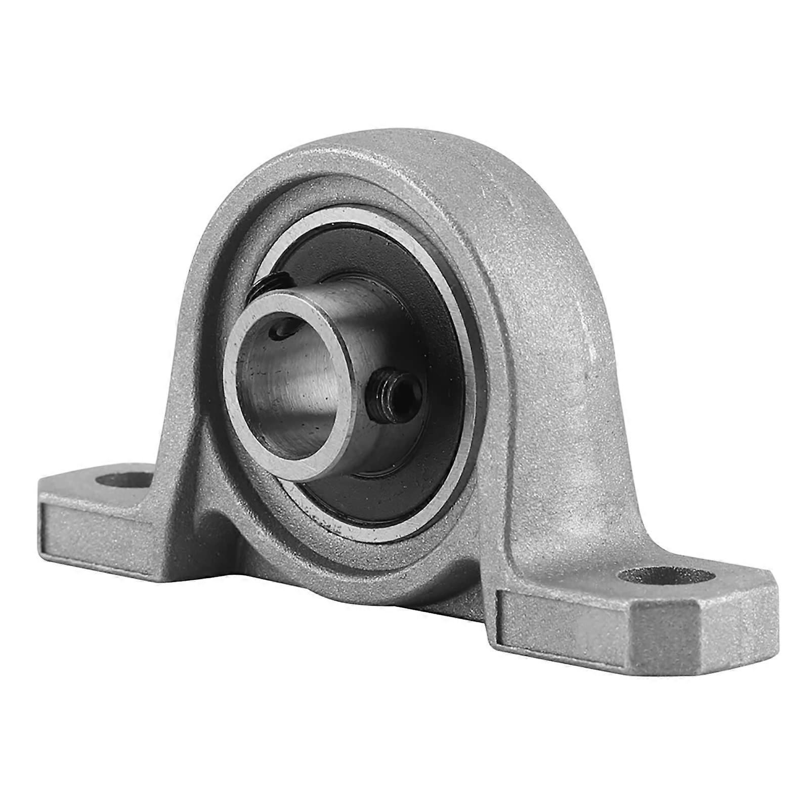 10mm Zinc Alloy Pillow Block Bearing with Setscrew Locking Collar, Adjustable Angle for Mining