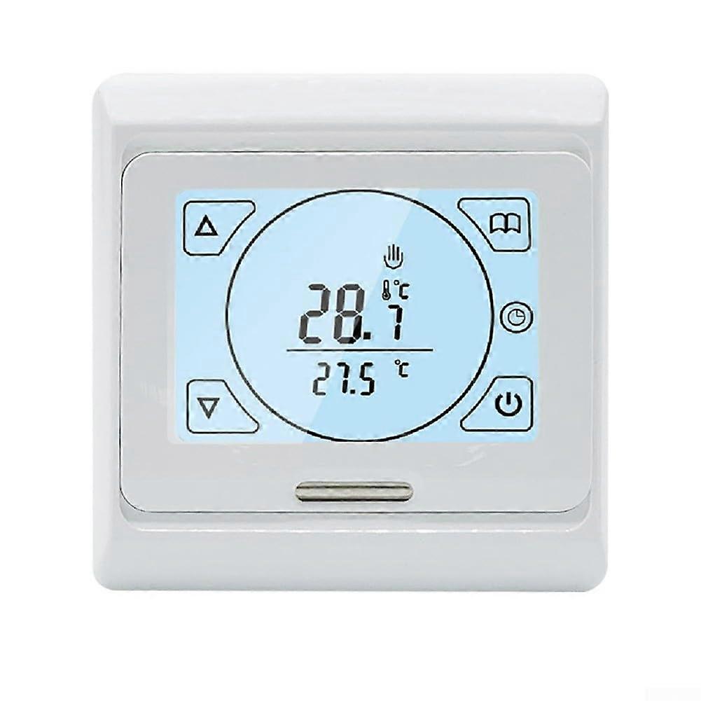 Underfloor Heating Thermostat with Dual Sensor, 7Day Programmable Electric Floor Controller 16A