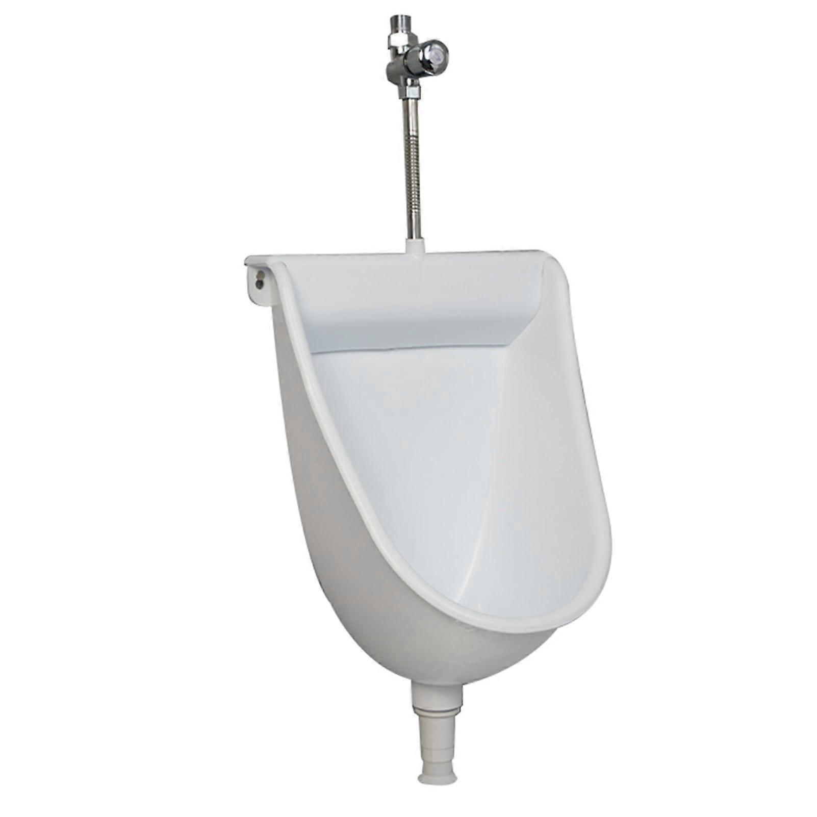Wall Mounted Waterless Urinal with Hose, UVResistant PP, Fast Drainage, Outdoor Temporary Use