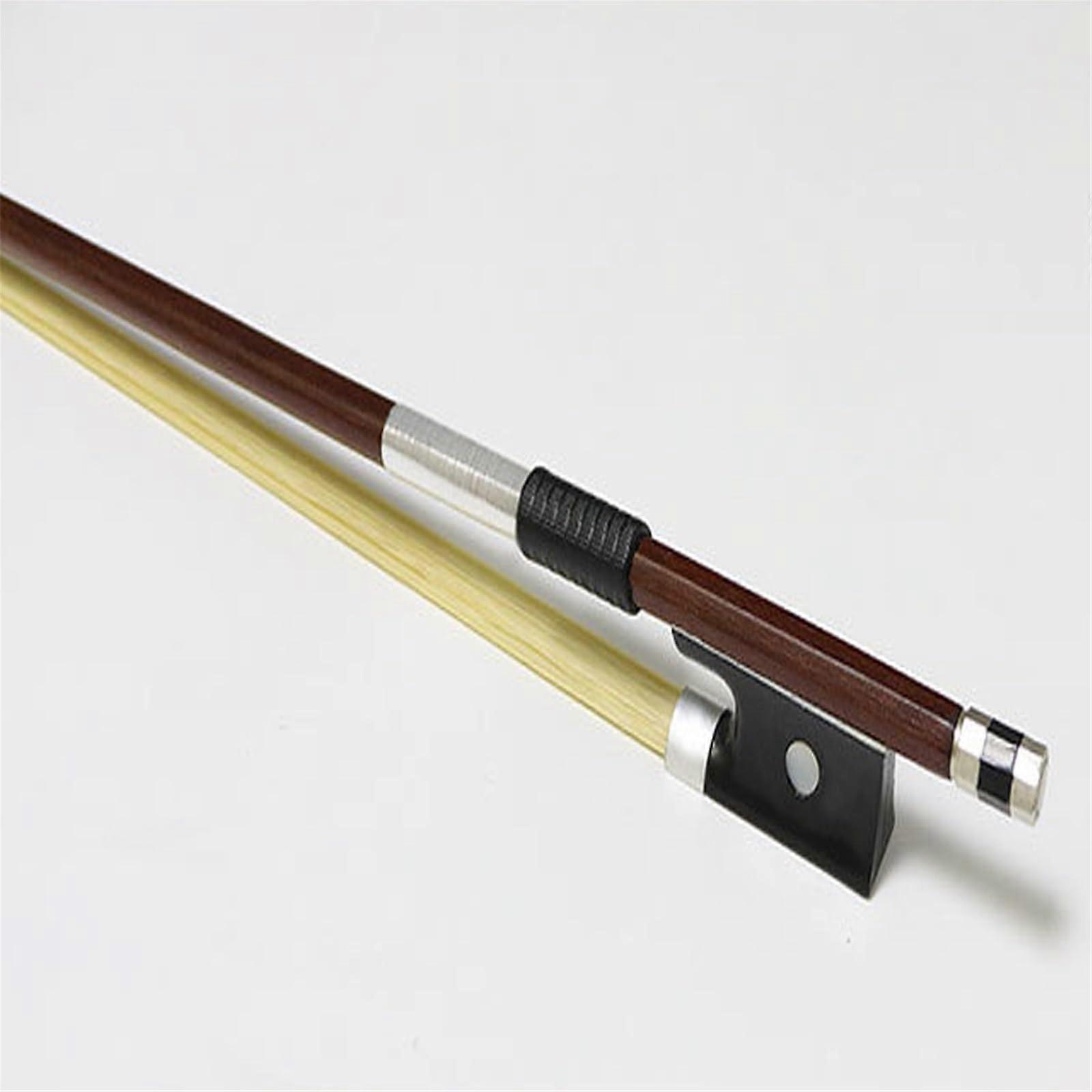 Handcrafted 1/8 Violin Bow for Beginners with Precise Tone Control and Ergonomic Balance Point
