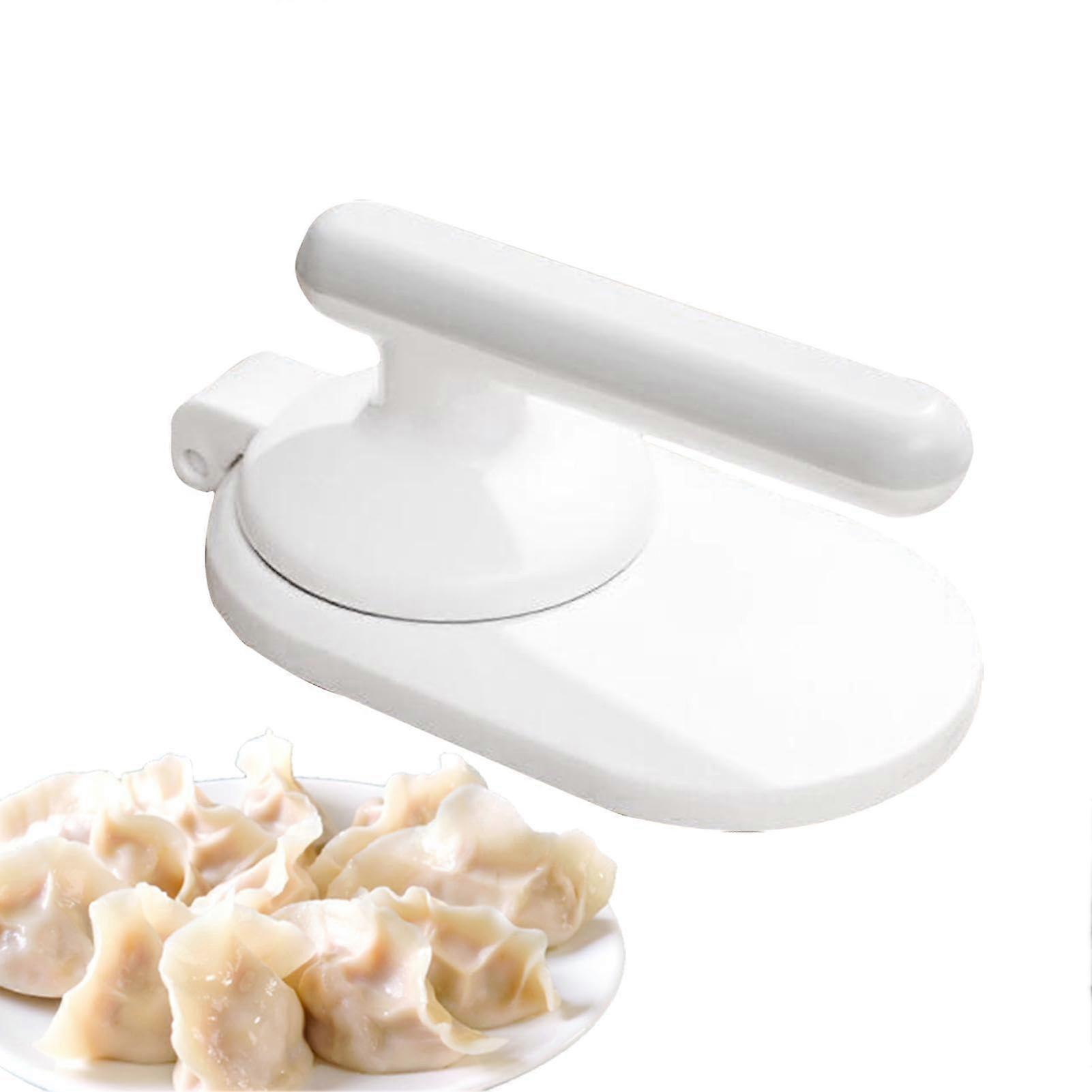 Dumpling Press and Maker for Quick Dumpling Skin Making, Manual Dough Press Tool, ABS Wrapper Mold