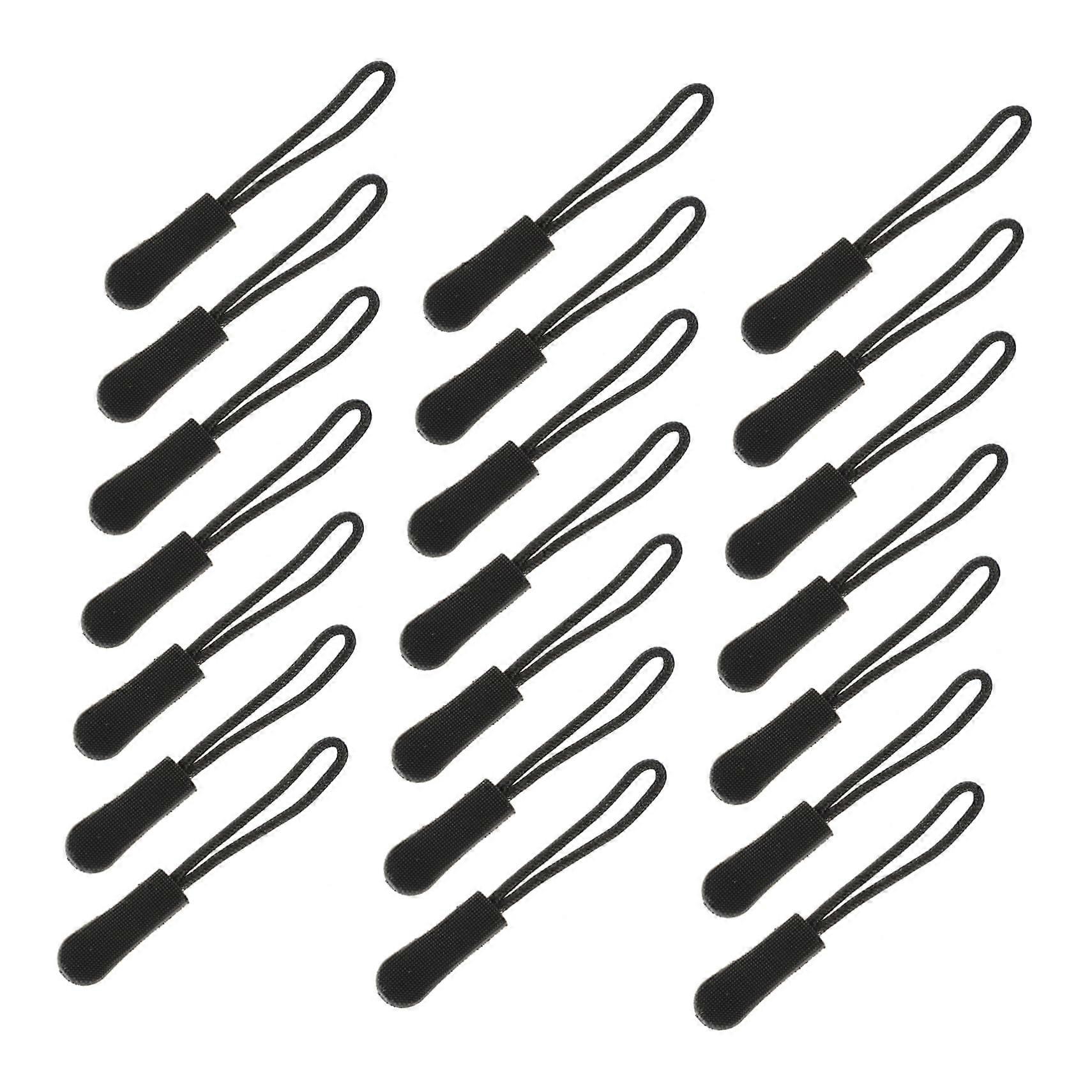 50pcs Zipper Pull Replacement Tabs for Backpacks Luggage Jackets Easy Loop Attachment Durable
