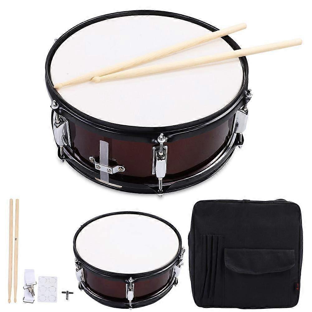 Snare Drum Kit with Drumsticks, Strap, Drum Key and Carry Bag for Practice and Performance