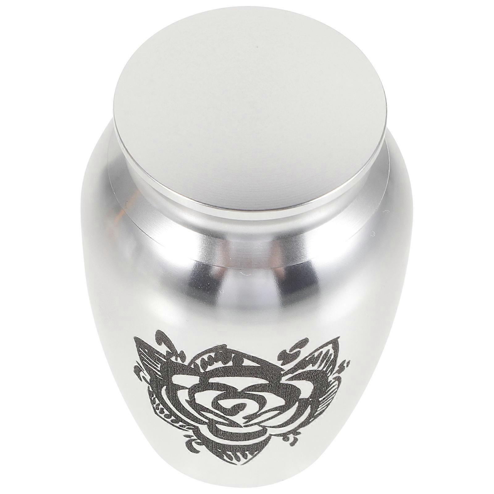 Urn for Ashes Cremation Keepsake Urns for Storage 5Pcs Silver Alloy Containers