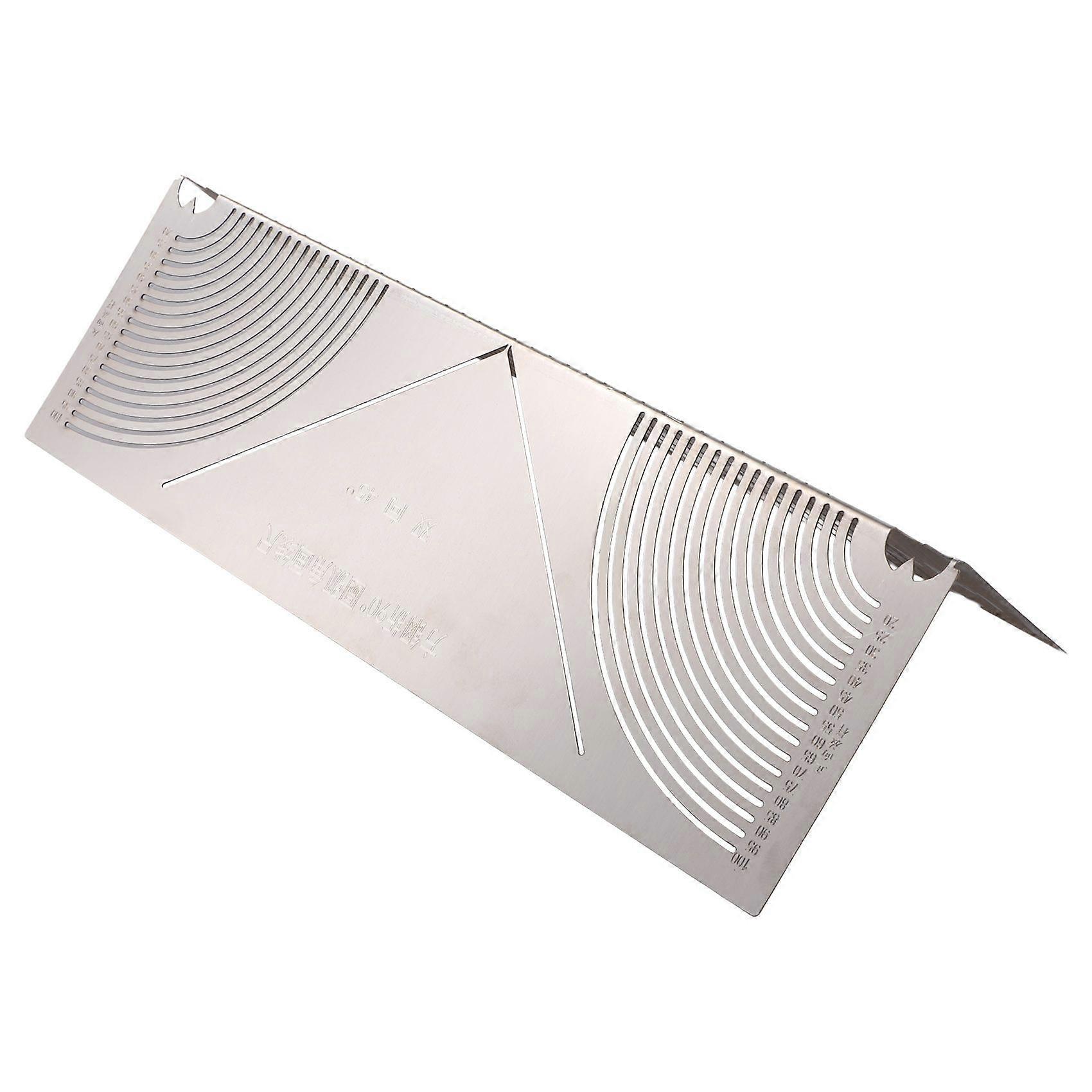 Precise-Flex Angle Arc Marking Tool for 20-100MM Square-Pipe Metal Pipe Saddle Cutting Guide Pipefitter Measuring Tool