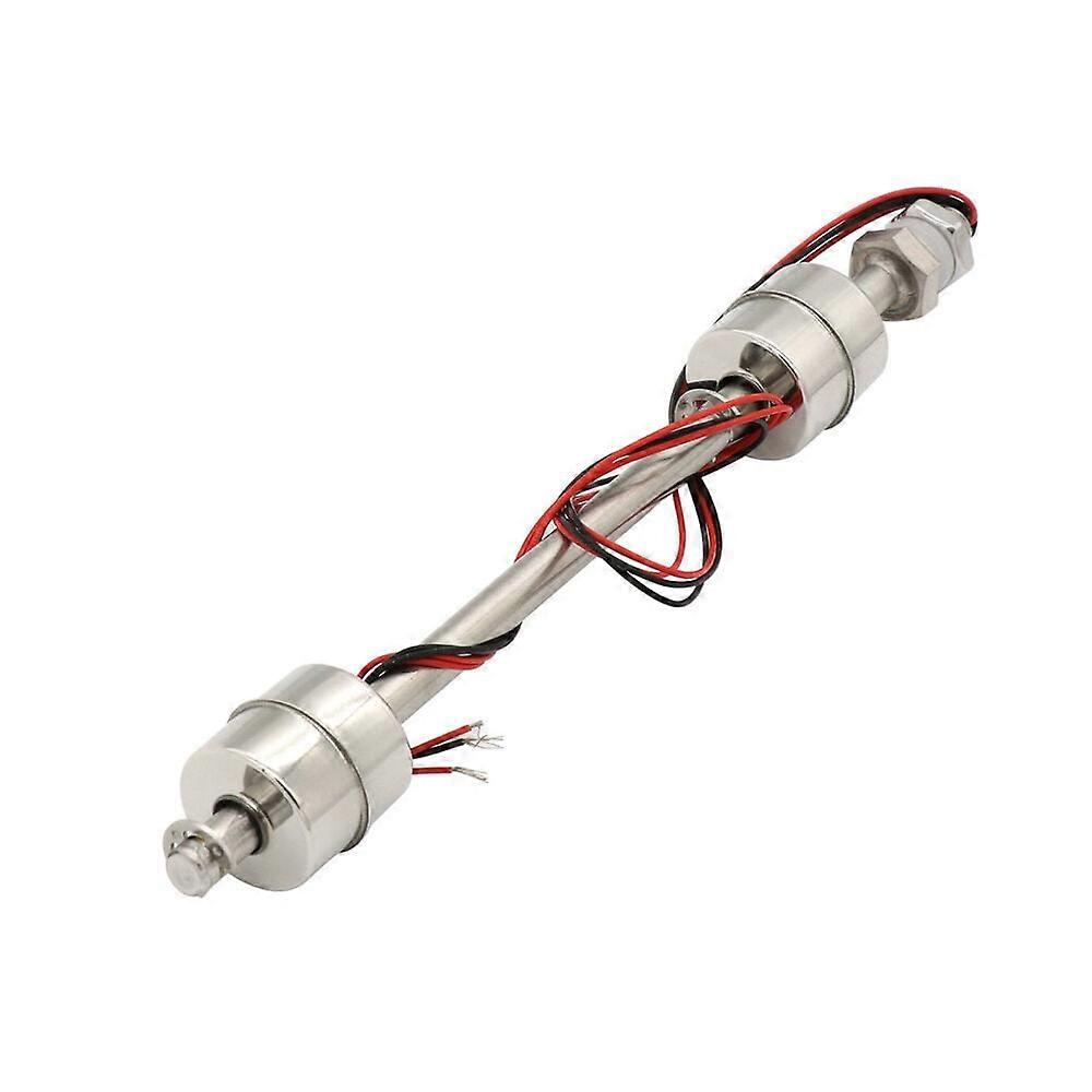 2PC Liquid Water Level Sensor Stainless Steel Double Ball Float Switch Tank Pool