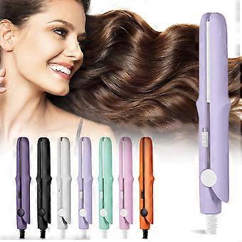 Mini-Lockenstab, Haarglätter, tragbar, multifunktional, Keramik, schnelle Erwärmung, Pony, Lockenwickler, Glätteisen, Lockenstab, Haar-Styling-Tool für Frauen