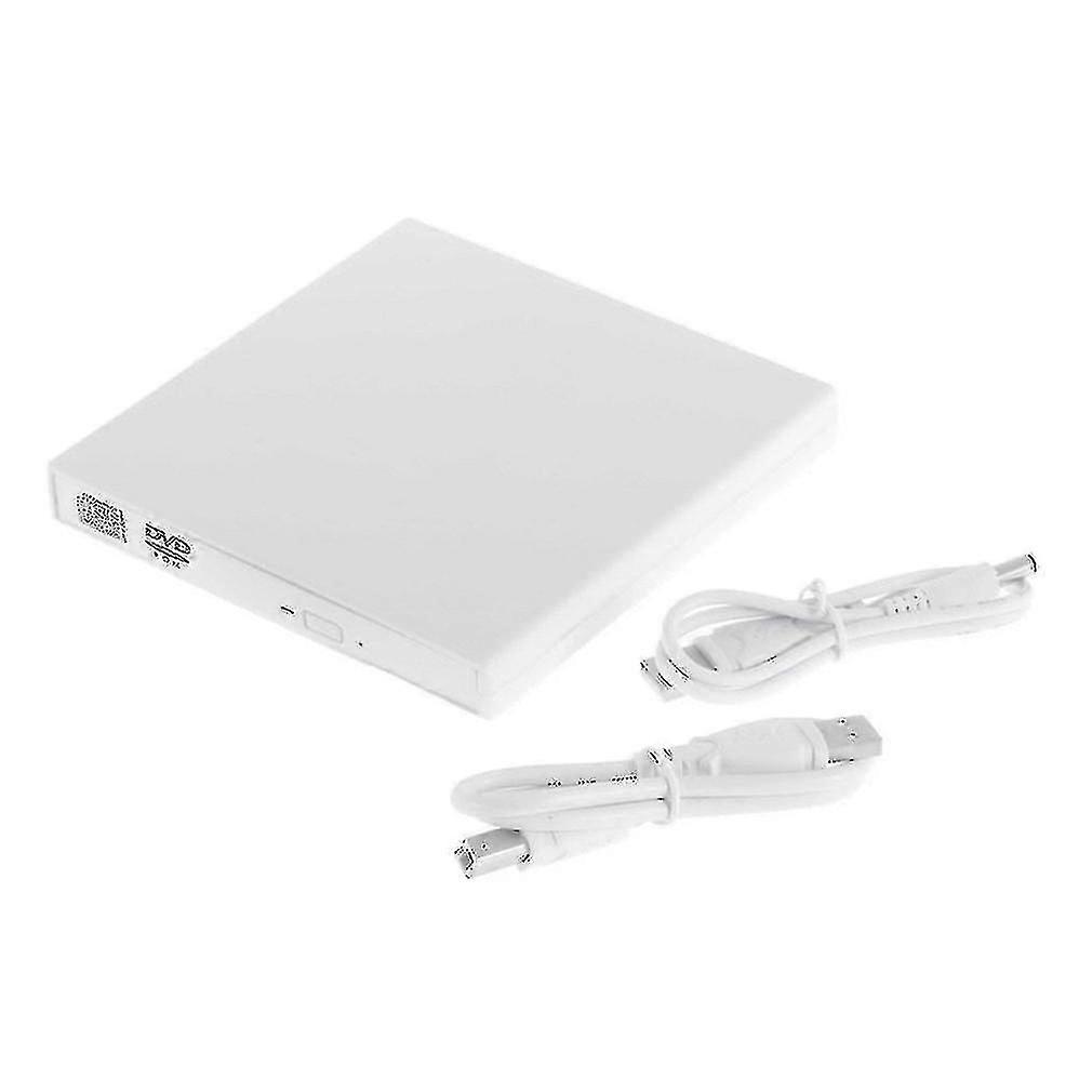 USB External Combo Optical Drive Compatible with Windows PCs & Laptops, Plug & Play, USB Powered