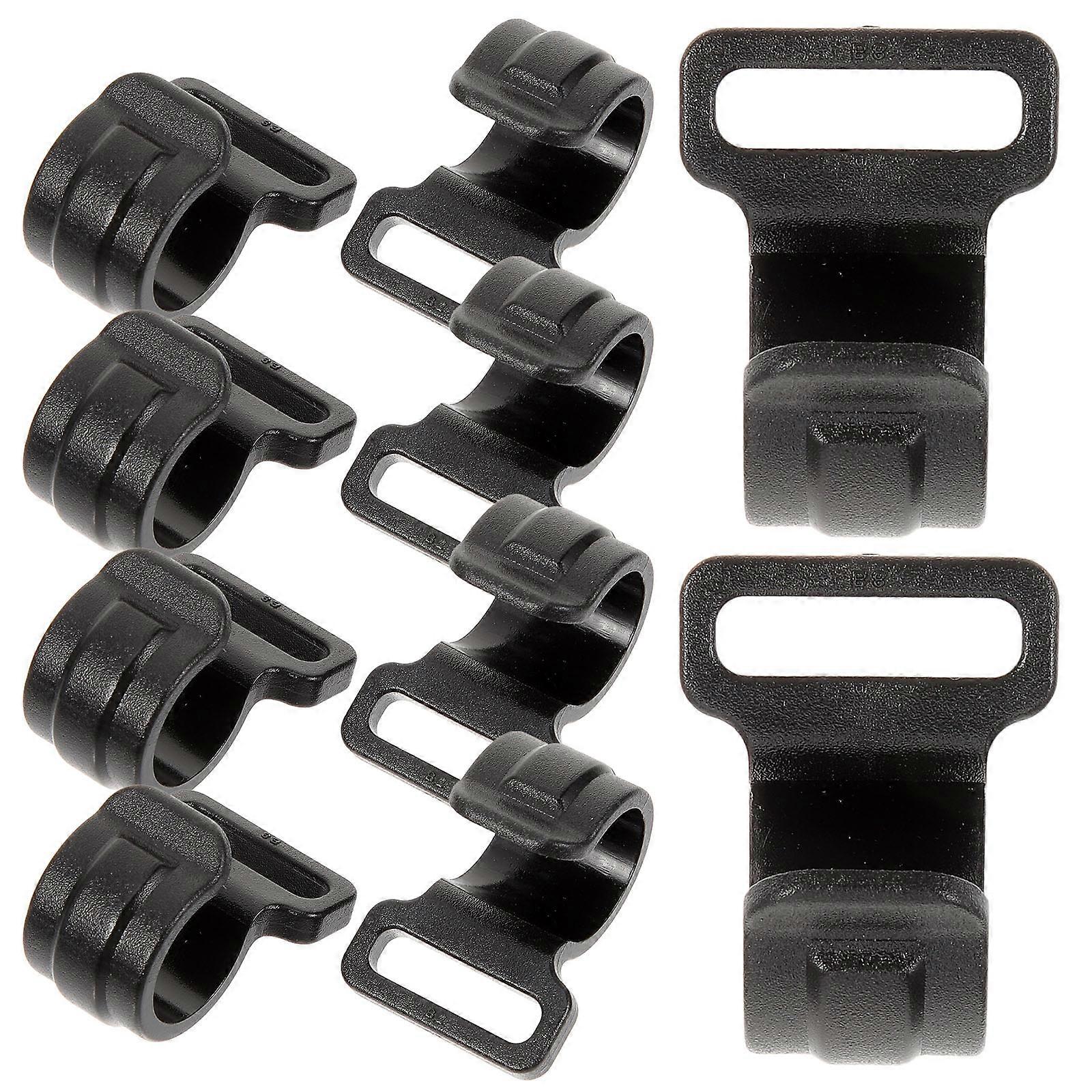 10pcs Camping Tent Hooks Canopy Windproof Hooks Plastic Connection Hooks Pole Hooks