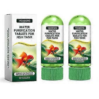 Powerful Aquarium Water Purification Tablet - Fast Water Purification - Aqua Safe for Fish Tank - Water Purification Tablets for Fish Tank_djx