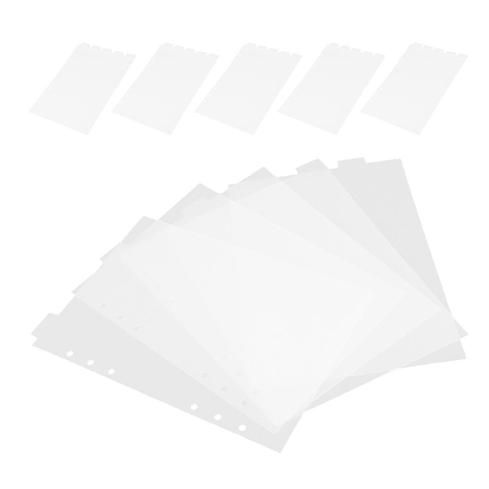 PVC Binder Dividers Notebook Dividers for Classification 10 Sheets