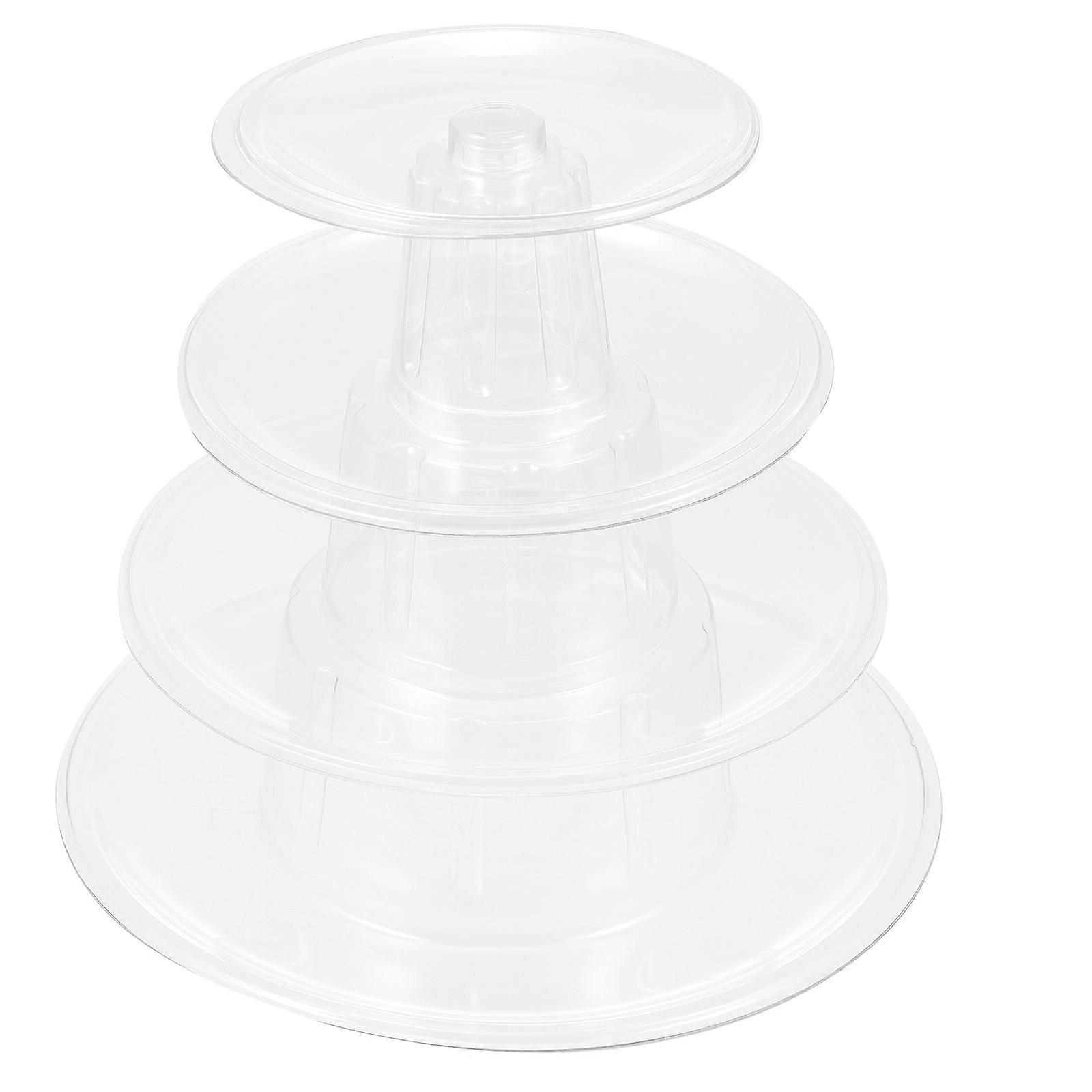 Macaron Display Rack Transparent Cupcake Stand for Displaying Multi-Layer Macaron Display Rack