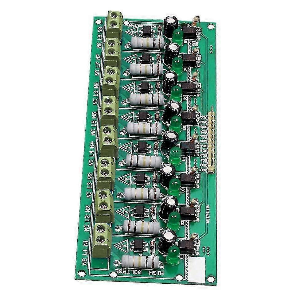 8 Channel 220V AC Optocoupler Module MCU TTL PLC Processor Module