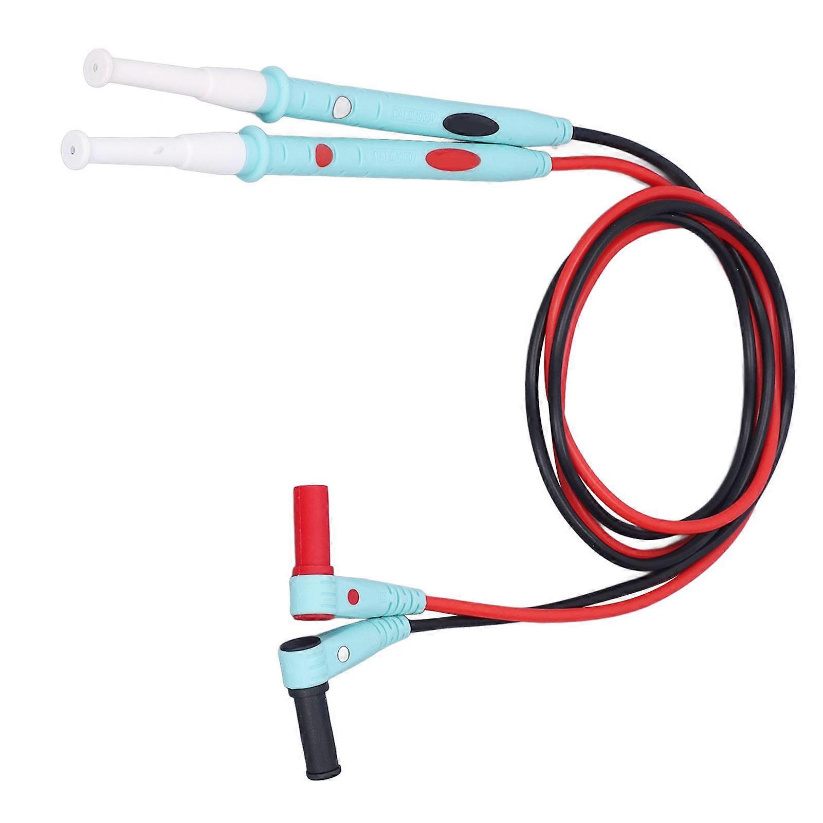 Multimeter Test Pen Universal Testing Probe Lead 45mm Probe 1M Cable Accessory Set Kit