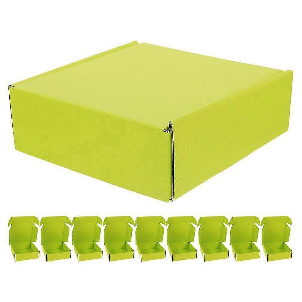 Colored Corrugated Boxes for Storage 10Pcs Set