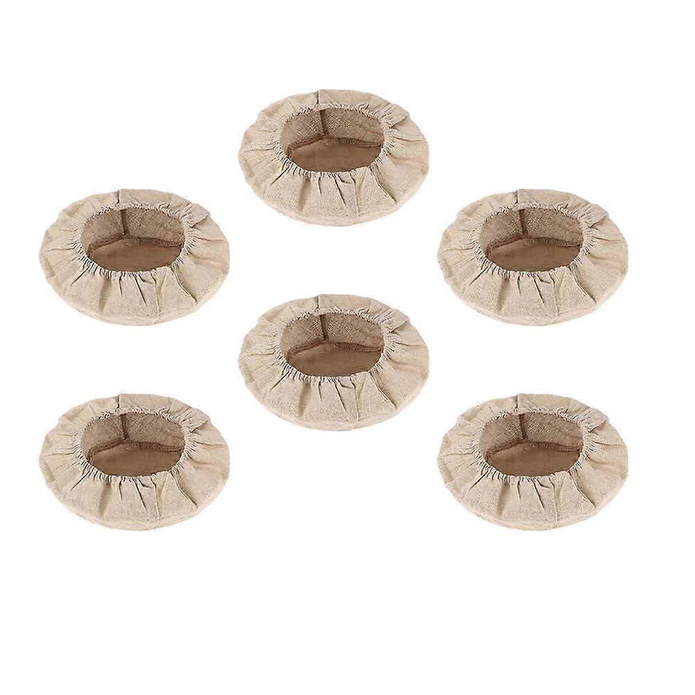 Proofing Baskets Liners Baking Basket Liner Rectangular Home Use Bread Baskets 25x25x8cm 6Pcs