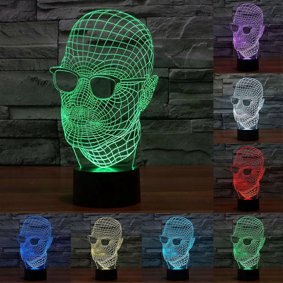 7-Colors 3D Acrylic LED Night Light