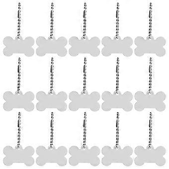 20Pcs Puppy Sublimation Tag Dog Blank Name Tag Dog Sublimation Tags Sublimation Blanks compatible with Dog