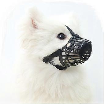 Classic Basket Dog Muzzle,Dog can Pant and Drink,Breathable Adjustable Plastic Muzzle for Small Medium Large Dogs,Prevent Biting Barking and Chewing (