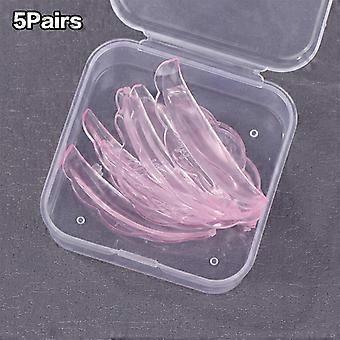 5Pair Silicone Eyelash Perm Pad Reusable Washable Shield Lifting Eyelash Curler Lashes Rods Makeup Tools