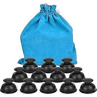 Silicone Cupping Therapy Sets Cups Massage, 12pcs Professional Vacuum Cupping Anti Cellulite Suction Cup For Facial Body Massage, Deep Tissue, Myofasc